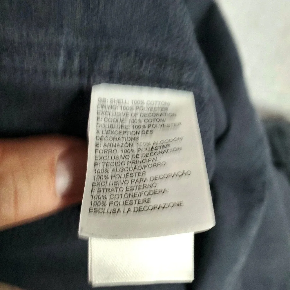 The North Face Shirt Jacket Mens Large Gray Heavy Flannel Long Sleeve NF0A7RCI